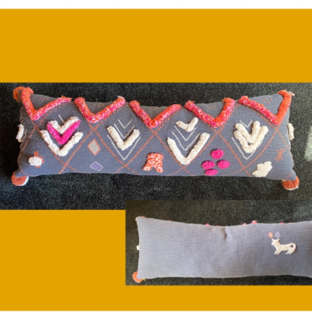 Anthropologie Textured Pillow